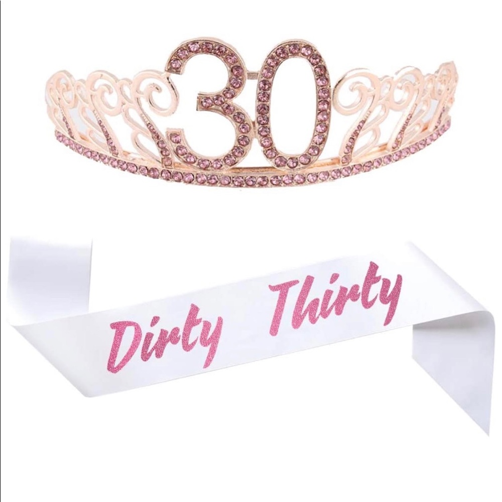 Thirty Tiara & Sash